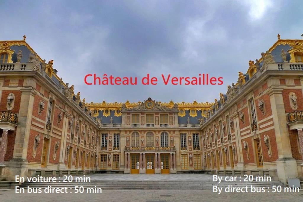 Appartement 4 Pieces - La Rose Des Yvelines - Classe 3 Etoiles Трап Екстер'єр фото
